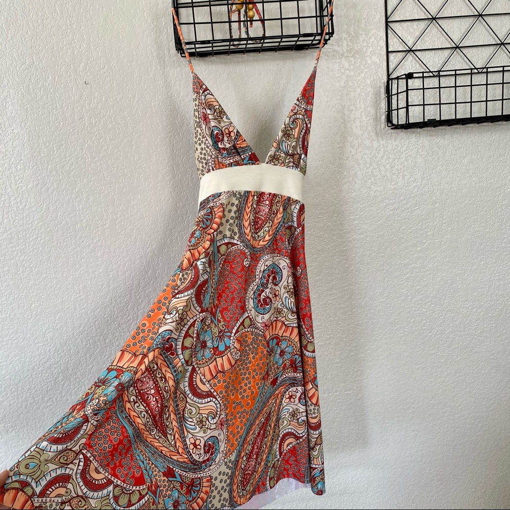 Vintage paisley dress